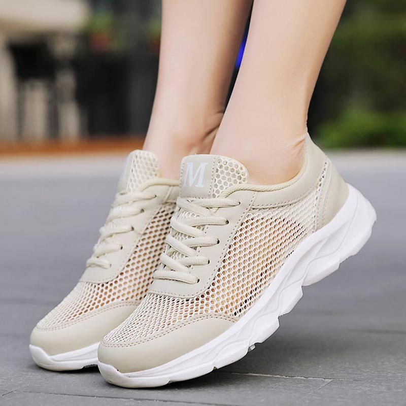 Japanese Lifestyle Tips - Summer Breathable Sneakers Women Mesh Women's