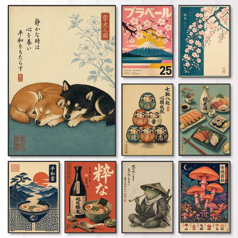 Vintage Minimalist Japanese Tr - Japanese Culture Lifestyle ulasan dan harga